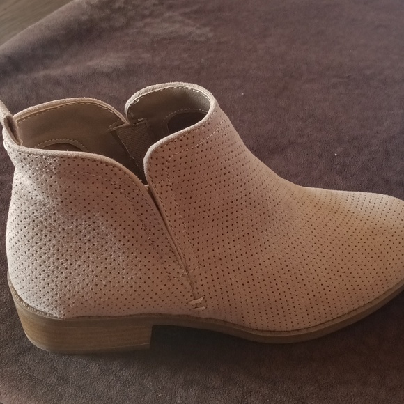 Girls suede taupe boots - Picture 4 of 4